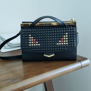 Fendi monster eye pattern crossbody/shoulder bag